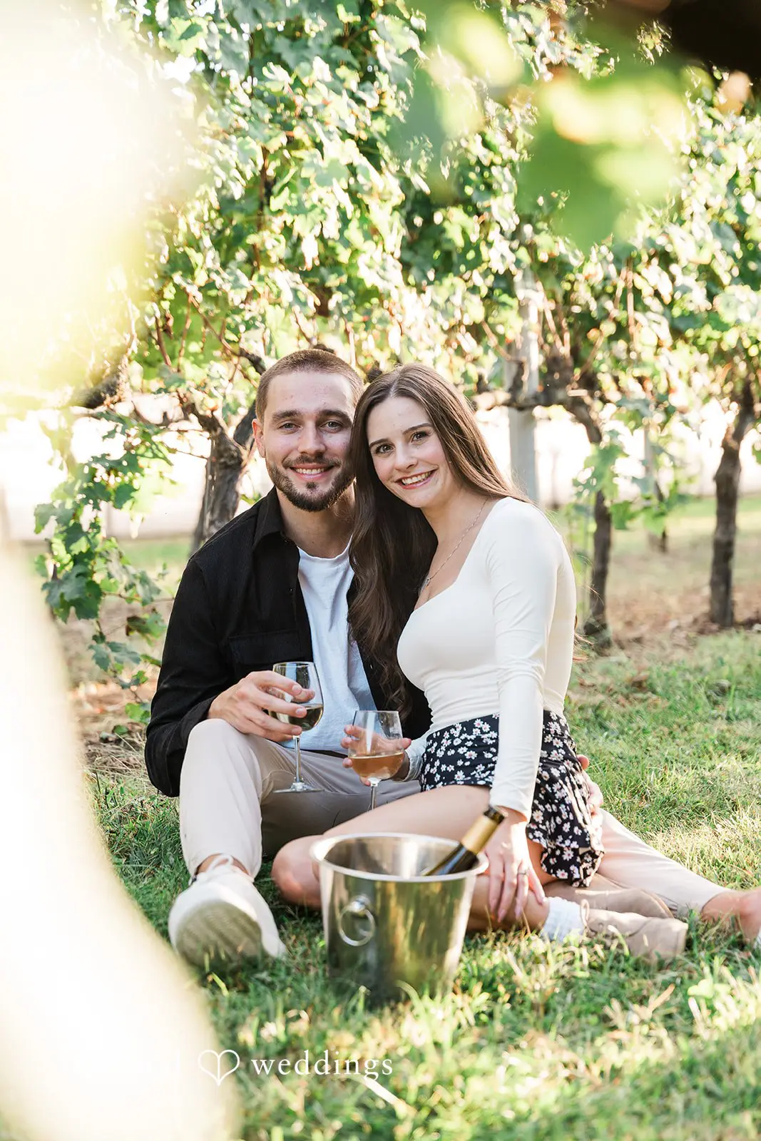 Penns Woods Winery Engagement // Jenna & Jake -