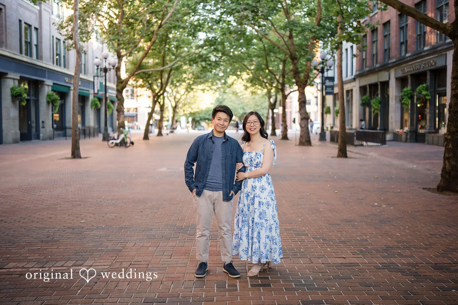 Pioneer Square Engagement // Lucy & Edward -