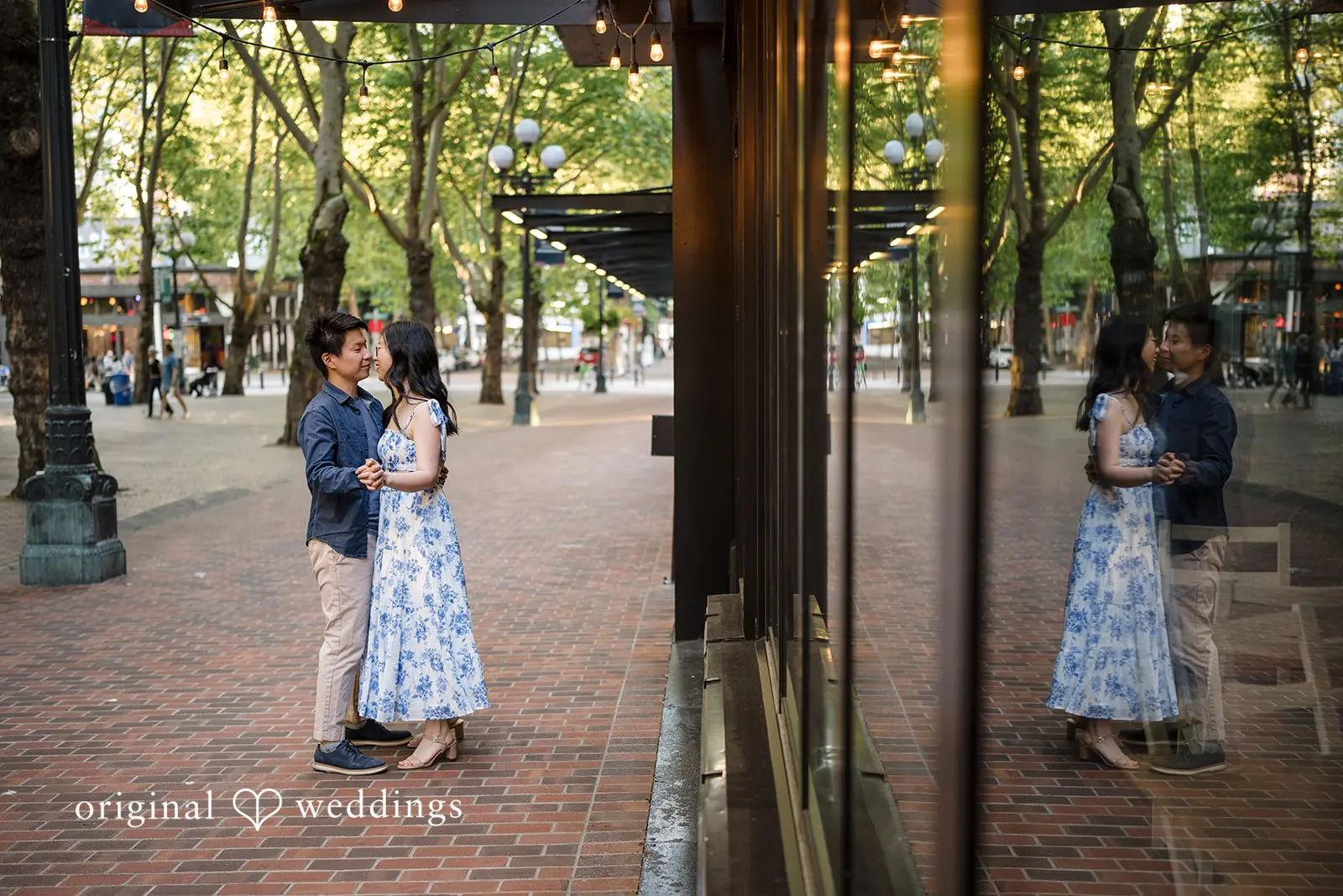 Pioneer Square Engagement // Lucy & Edward -