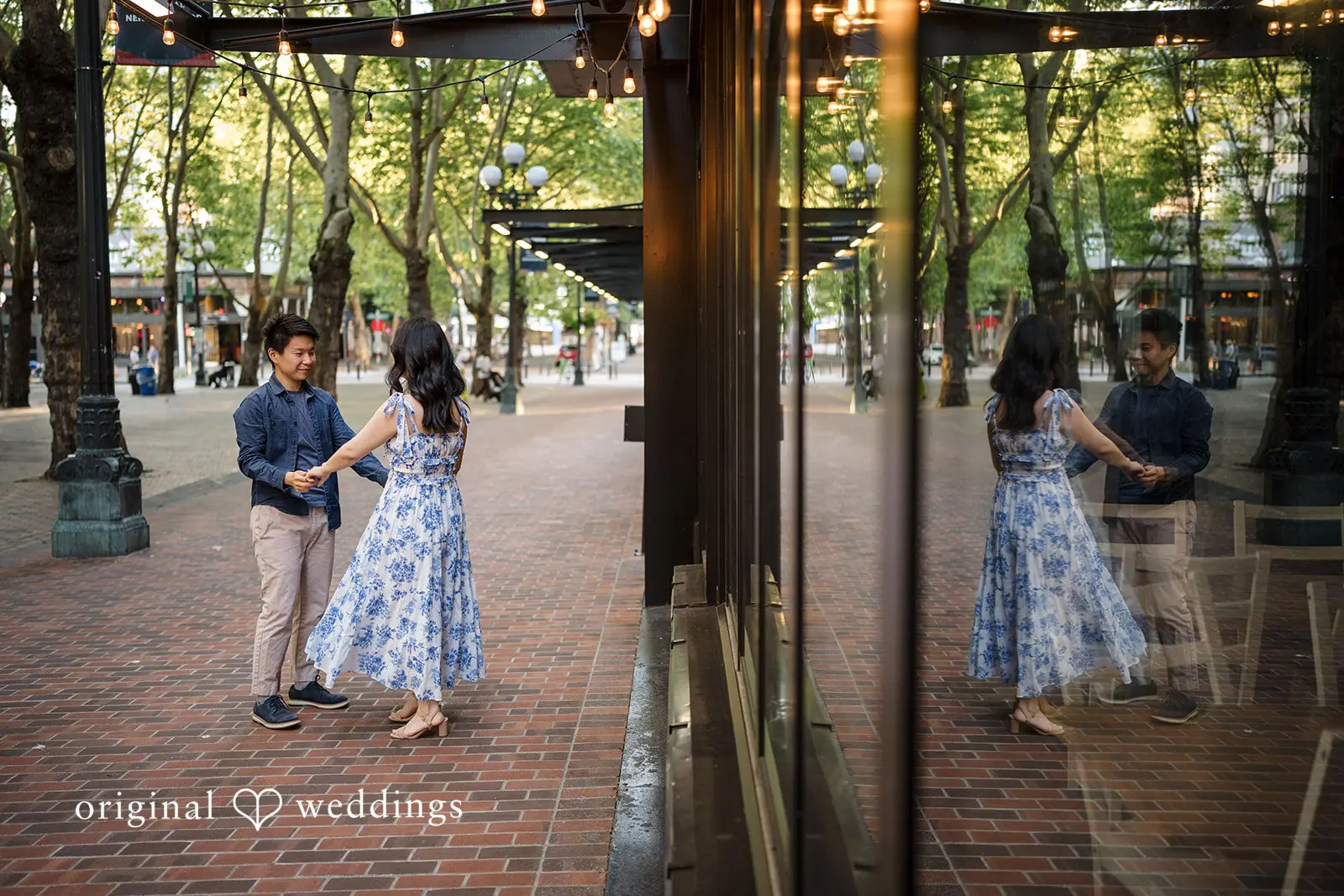 Pioneer Square Engagement // Lucy & Edward -