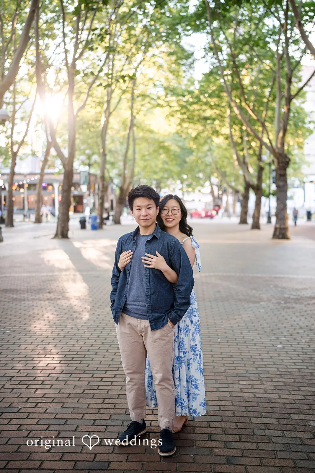 Pioneer Square Engagement // Lucy & Edward -