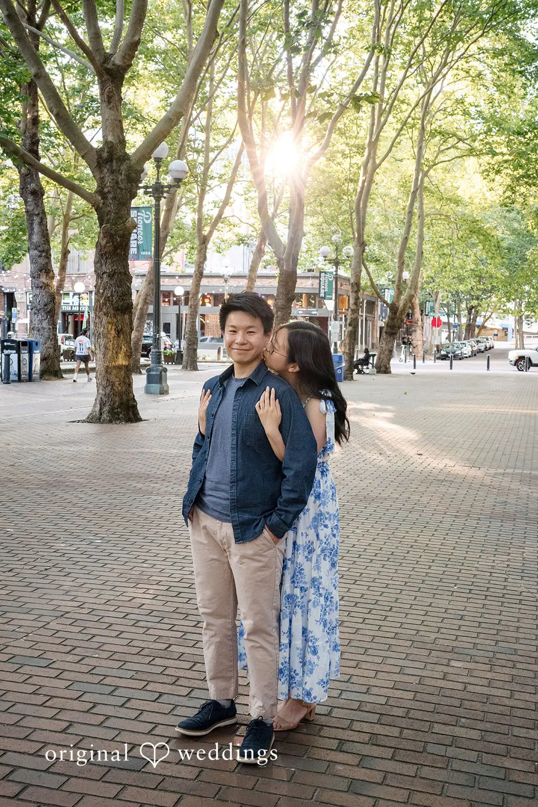 Pioneer Square Engagement // Lucy & Edward -