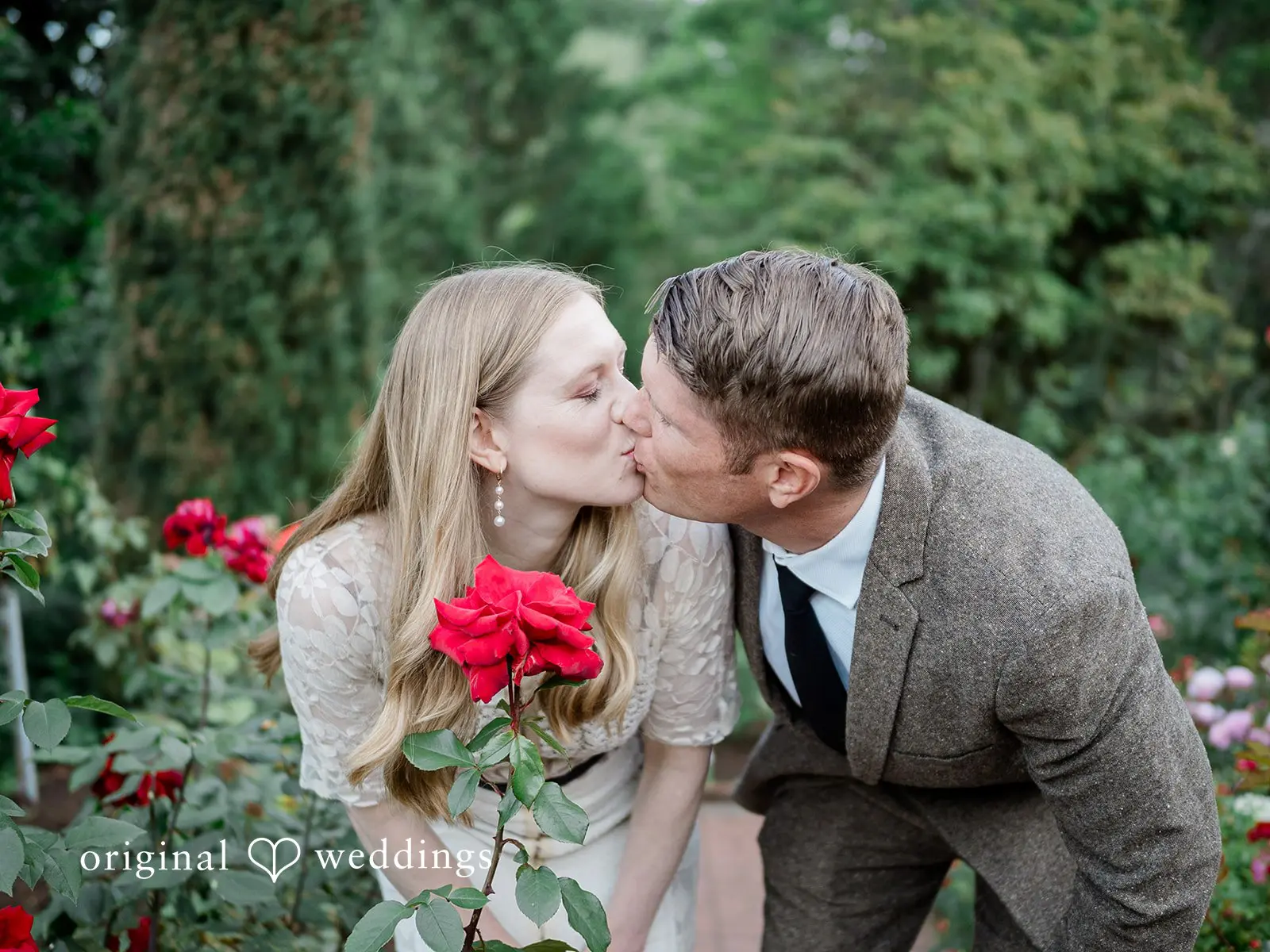 Portland International Rose Garden Engagement // Elizabeth & Daniel -