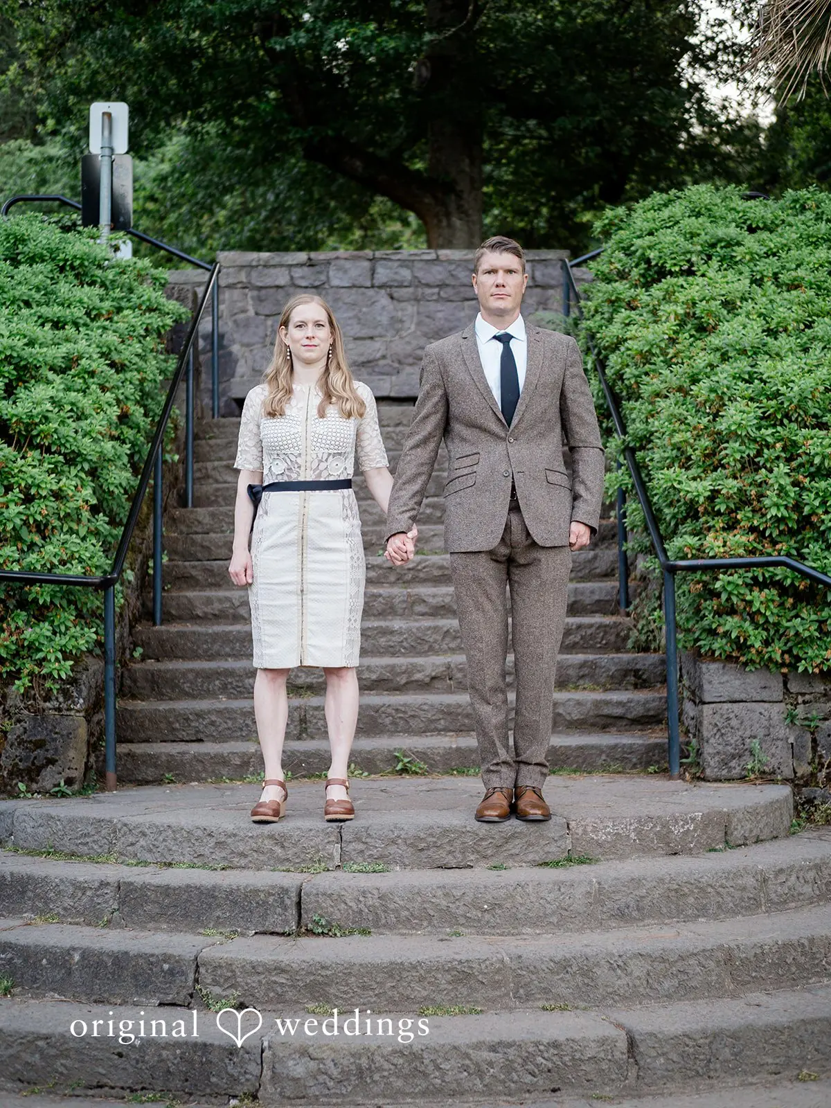 Portland International Rose Garden Engagement // Elizabeth & Daniel -