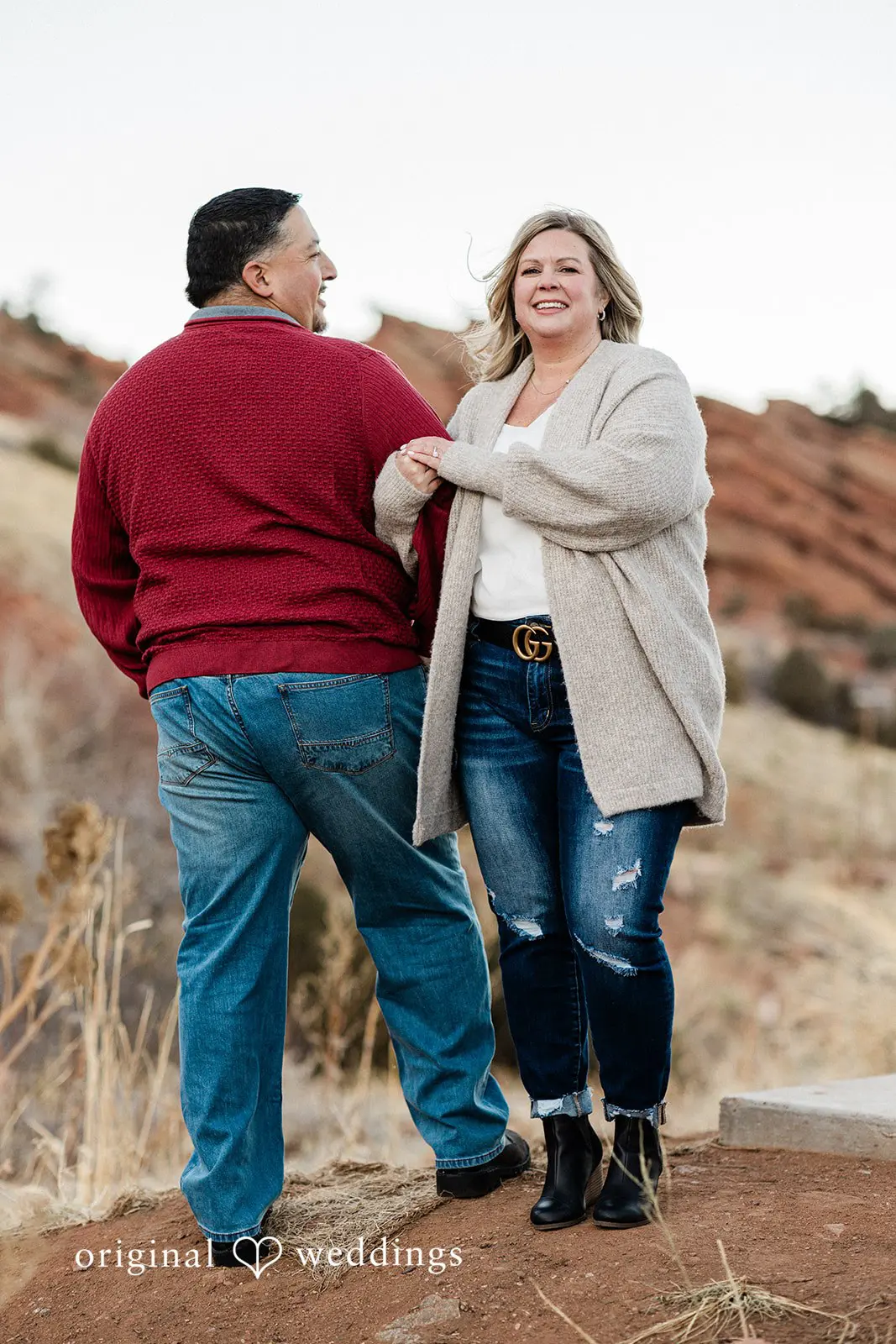 Amy + Jeremy Red Rocks Park Engagement // Amy & Jeremy -