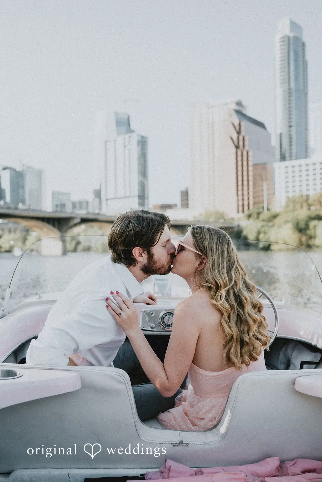Beth + Jared Retro Boats ATX Engagement // Beth & Jared -