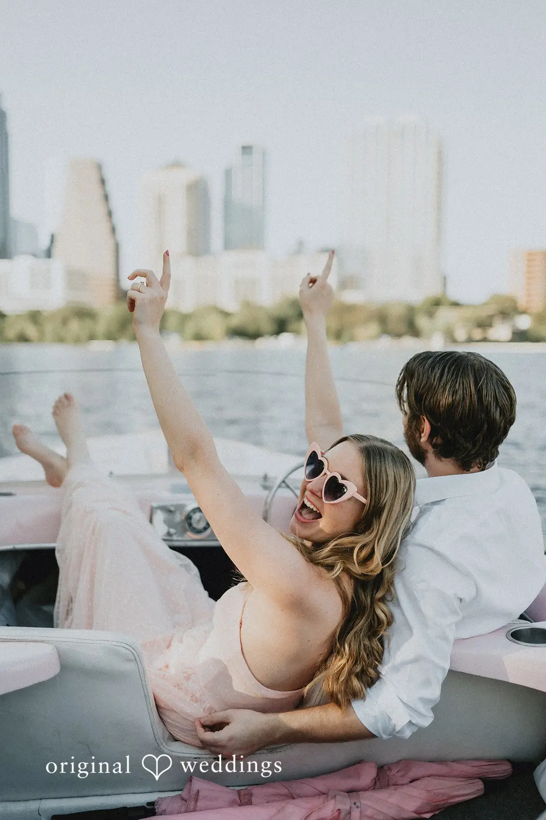 Beth + Jared Retro Boats ATX Engagement // Beth & Jared -