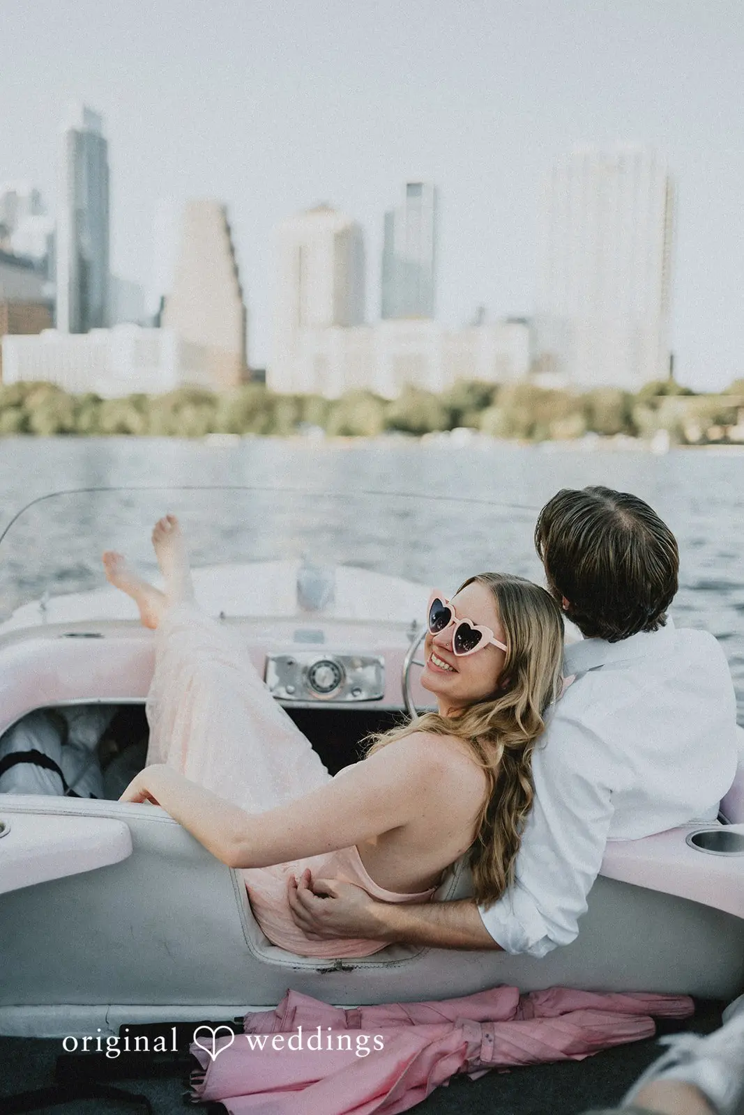 Beth + Jared Retro Boats ATX Engagement // Beth & Jared -