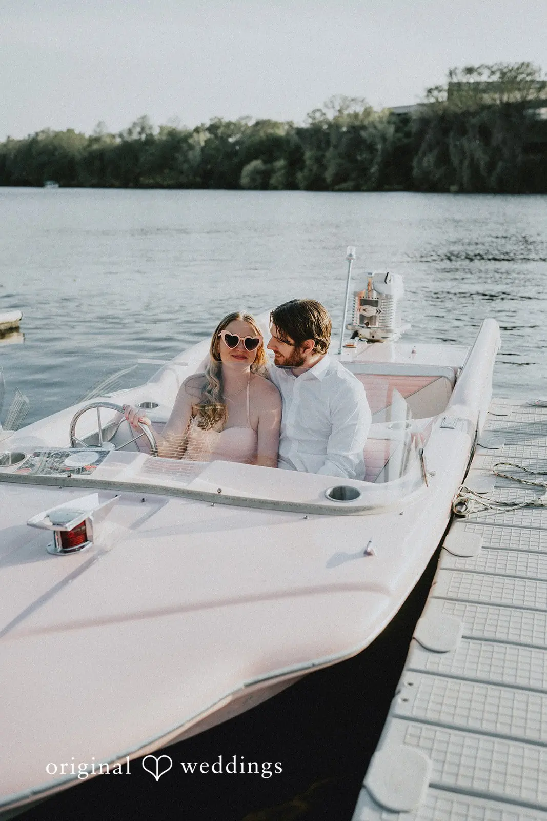 Beth + Jared Retro Boats ATX Engagement // Beth & Jared -
