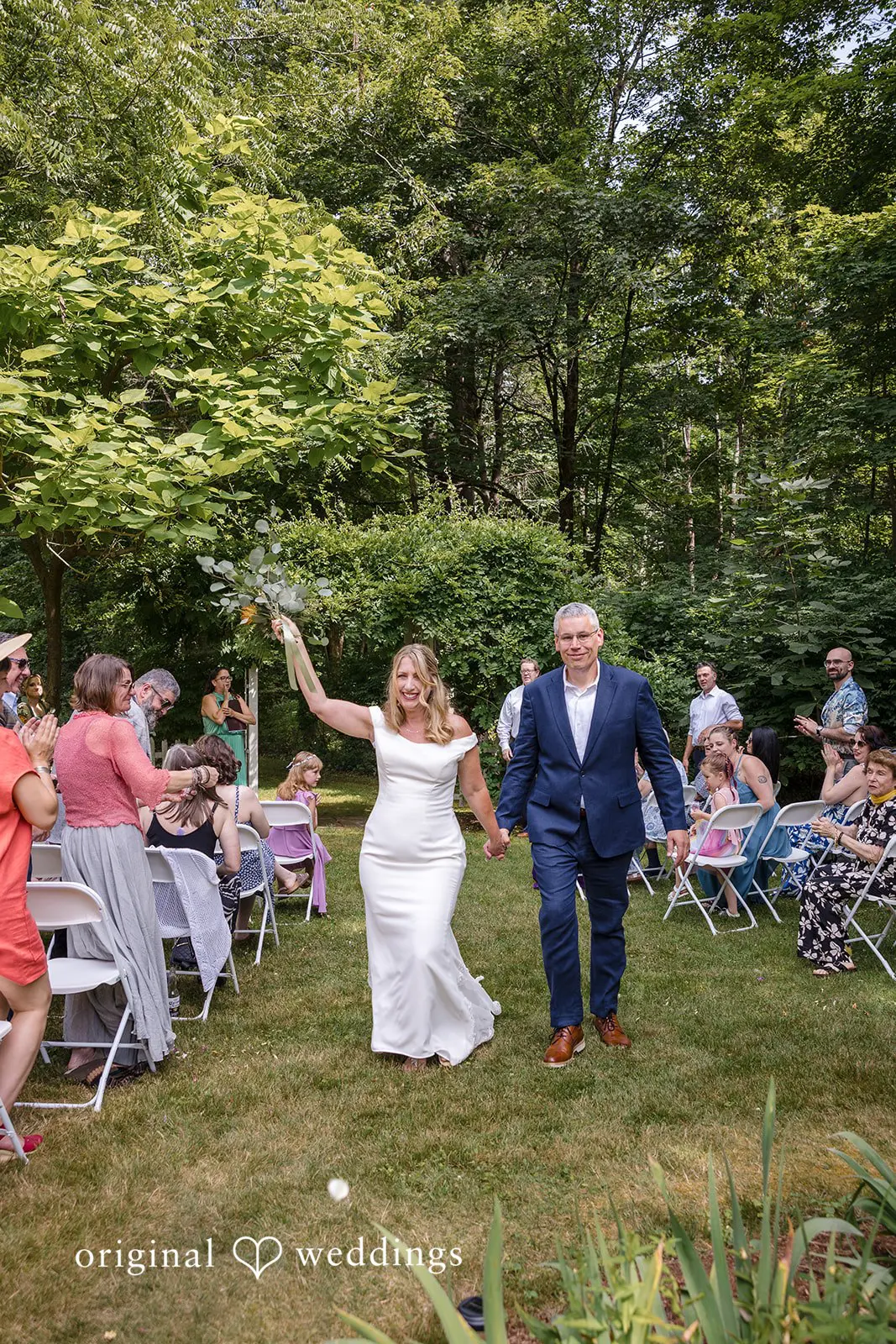 Rhode Island Backyard Wedding // Destiny & Scott -