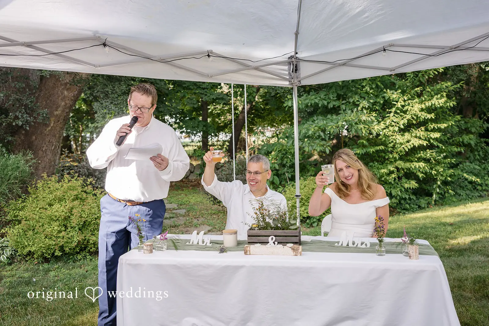 Rhode Island Backyard Wedding // Destiny & Scott -