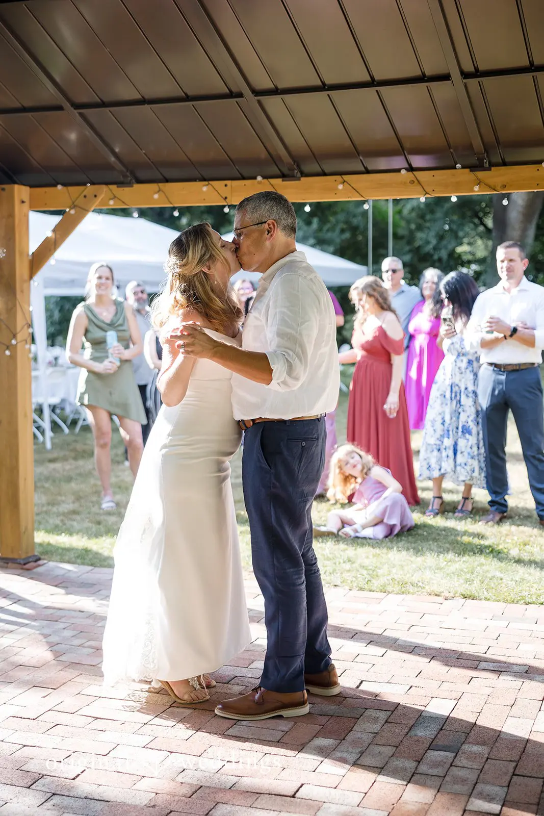 Rhode Island Backyard Wedding // Destiny & Scott -