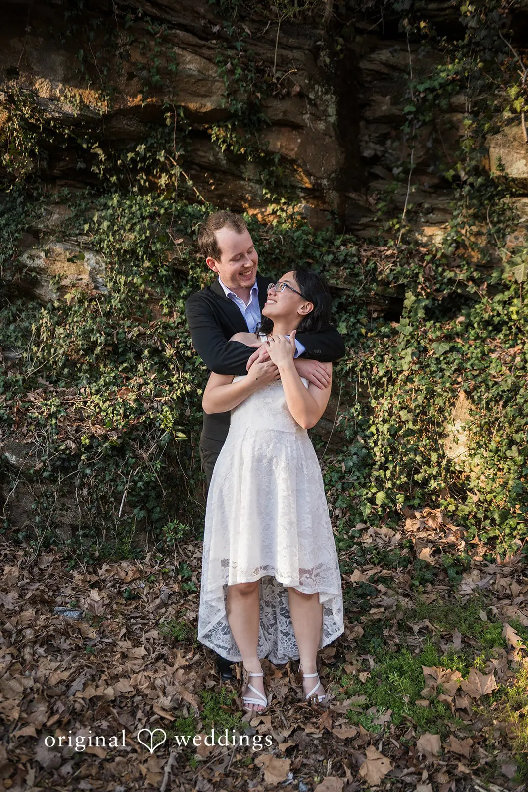 Roswell Mill Waterfall Engagement // Nghi & Christopher -