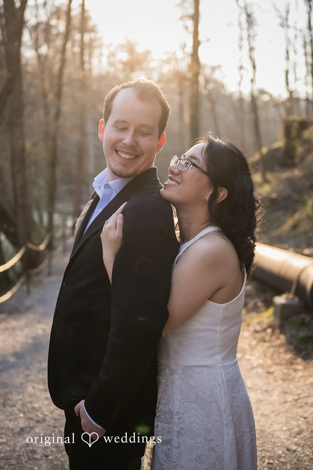 Roswell Mill Waterfall Engagement // Nghi & Christopher -