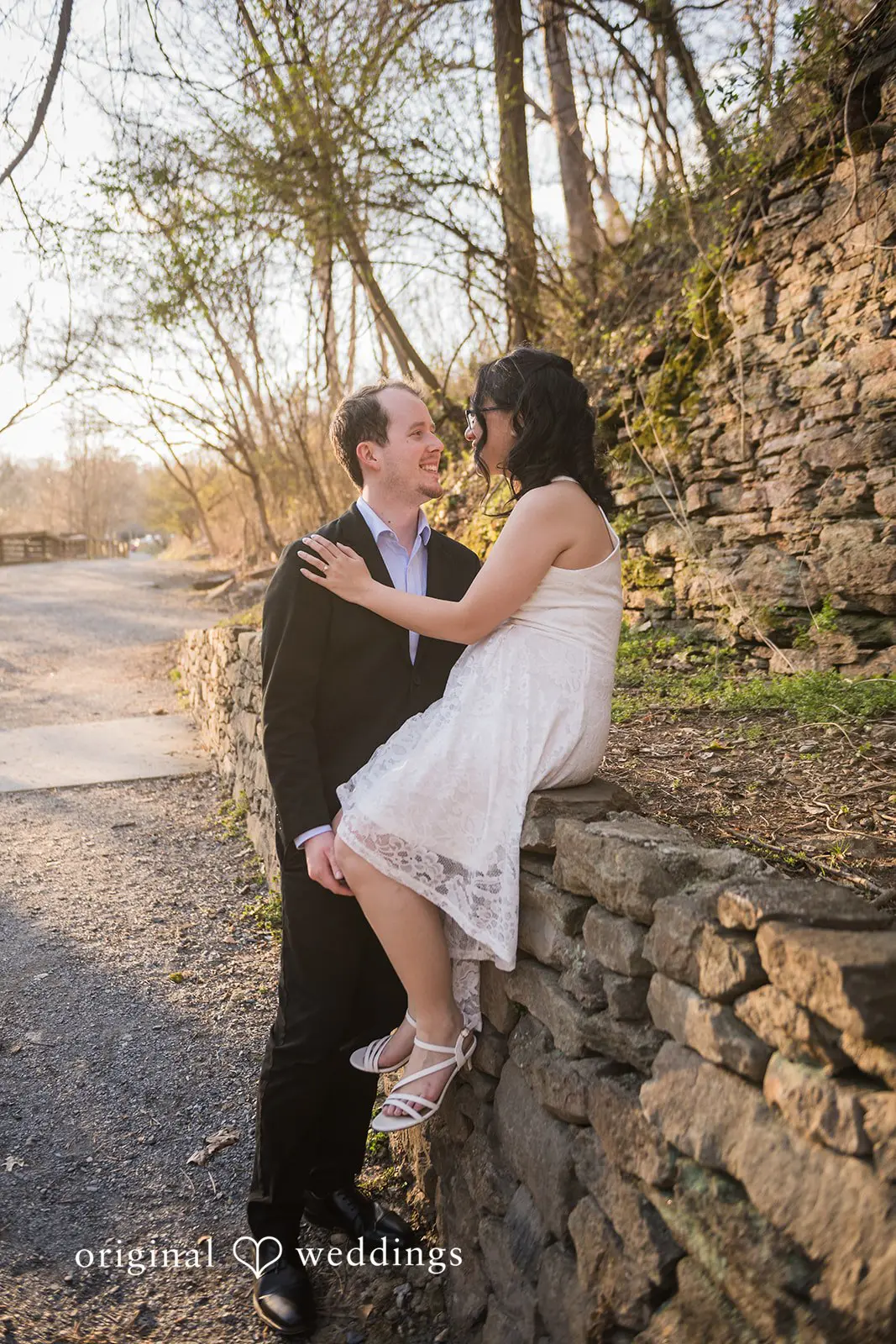 Roswell Mill Waterfall Engagement // Nghi & Christopher -