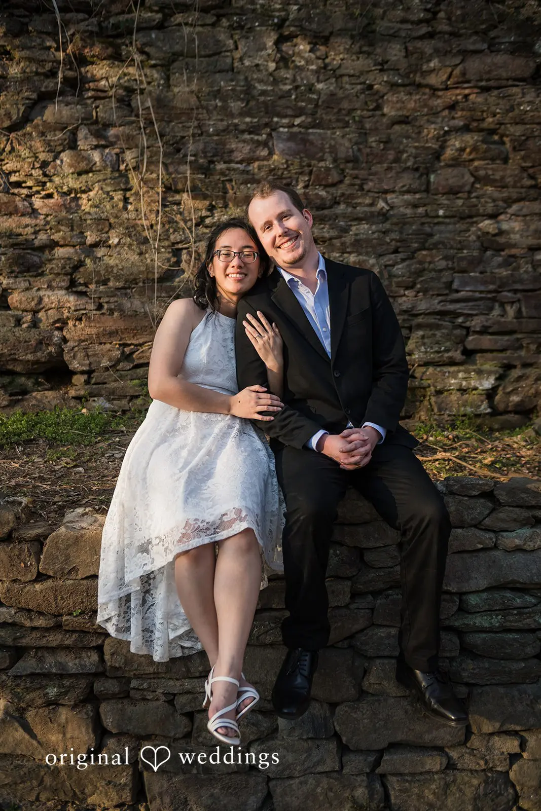 Roswell Mill Waterfall Engagement // Nghi & Christopher -