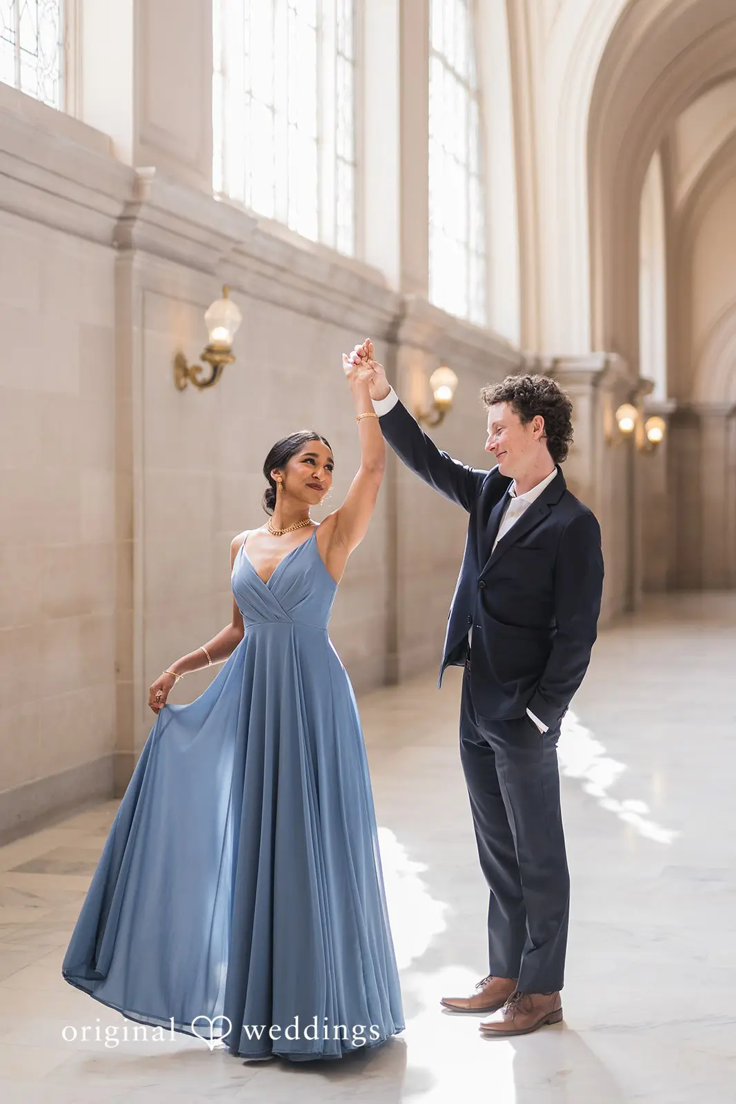San Francisco City Hall Engagement // Noah & Tara -