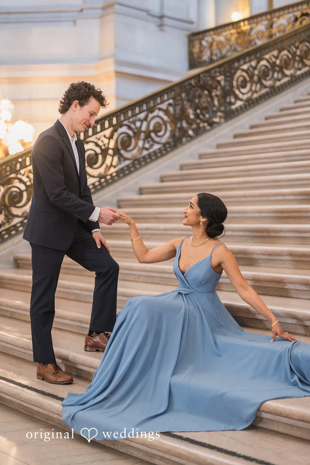 San Francisco City Hall Engagement // Noah & Tara -