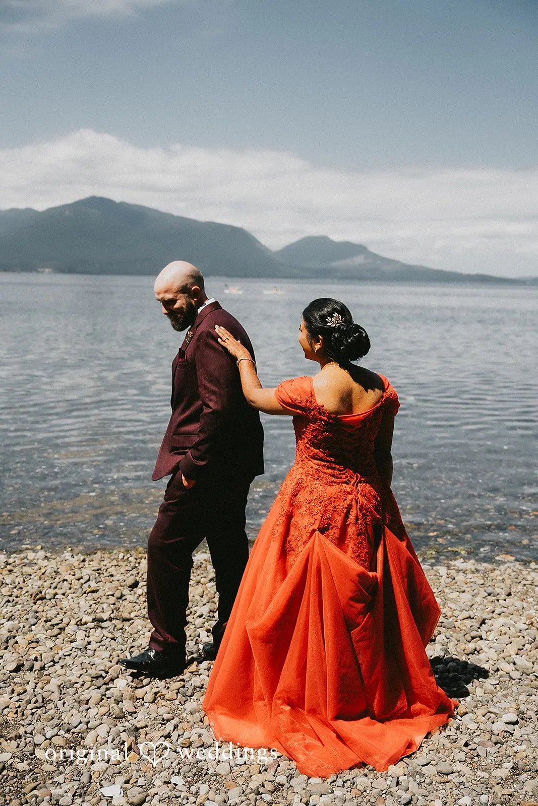 Sanskriti + Miles Scenic Beach Park Wedding // Sanskriti & Miles -