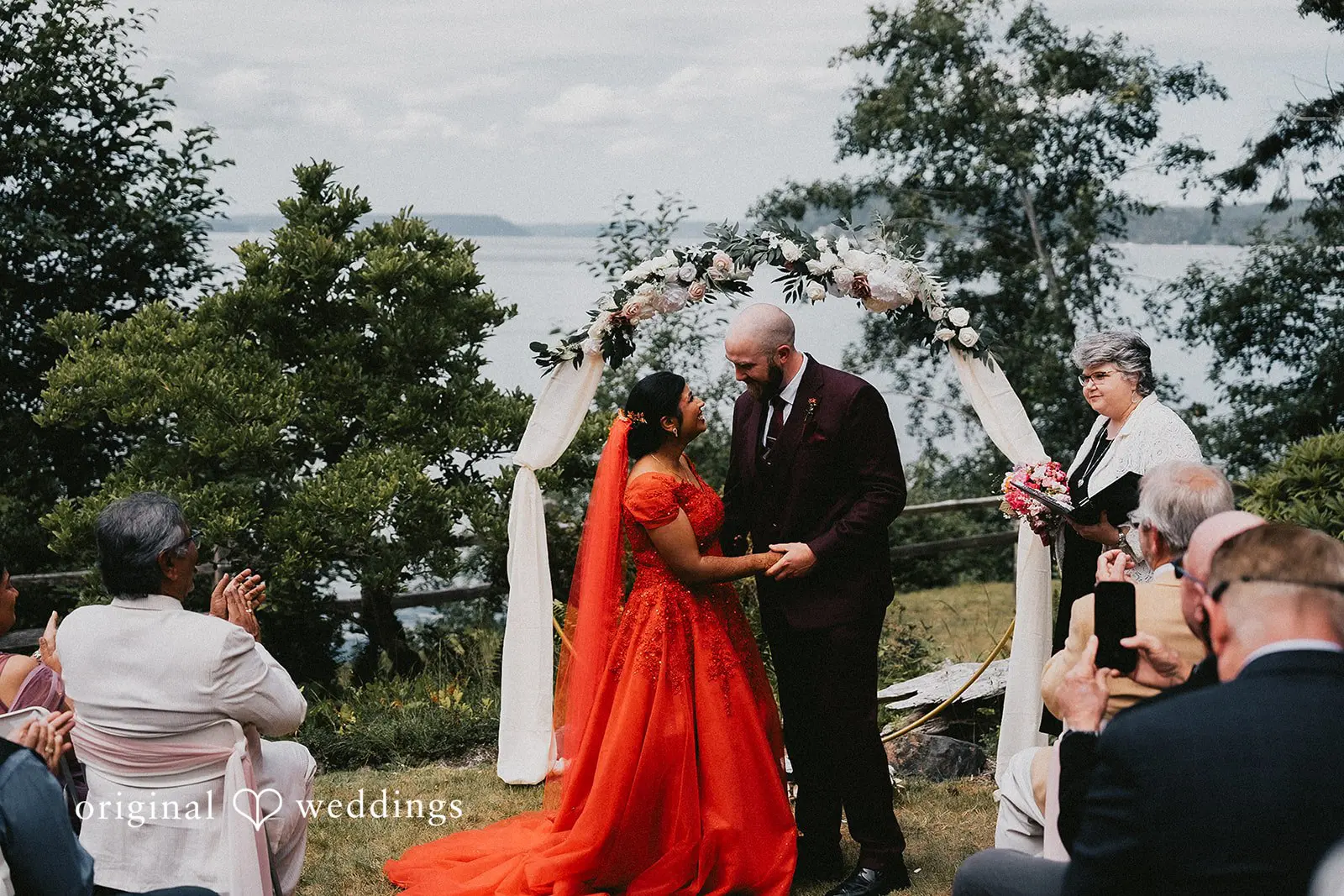 Sanskriti + Miles Scenic Beach Park Wedding // Sanskriti & Miles -