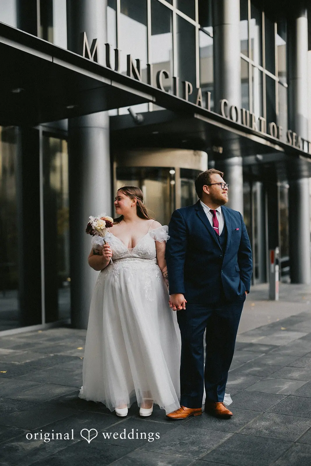 Seattle Municipal Courthouse Wedding // Arjuna & Shaely -