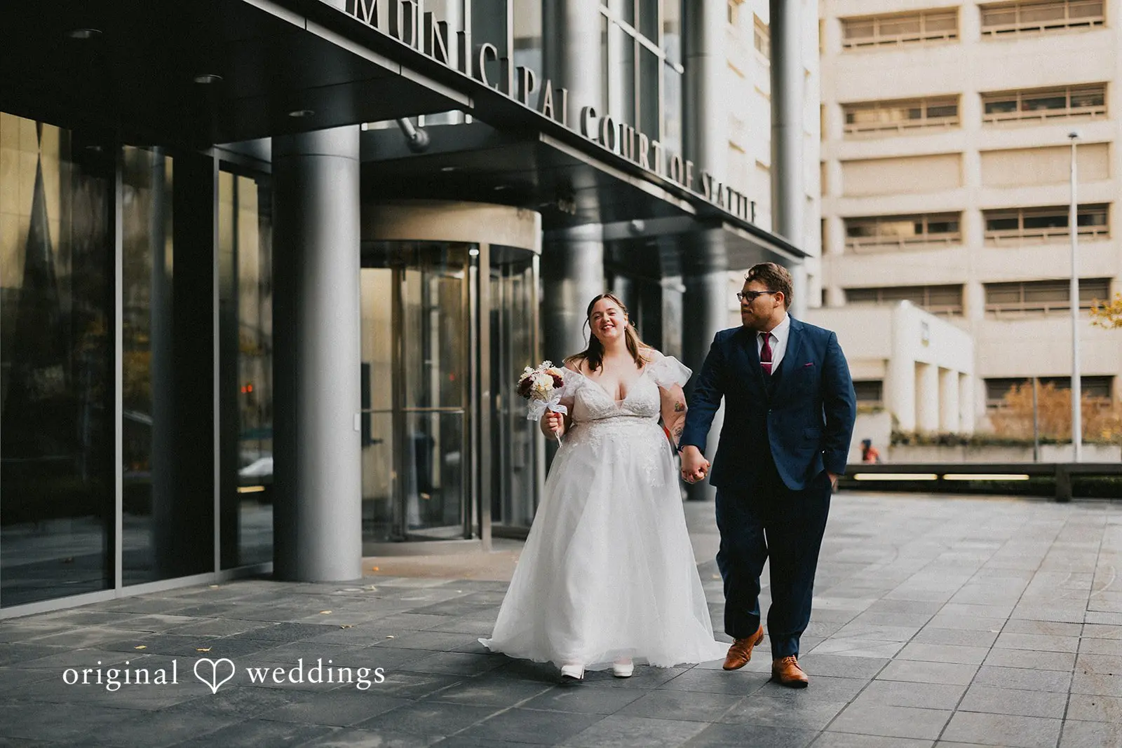 Seattle Municipal Courthouse Wedding // Arjuna & Shaely -