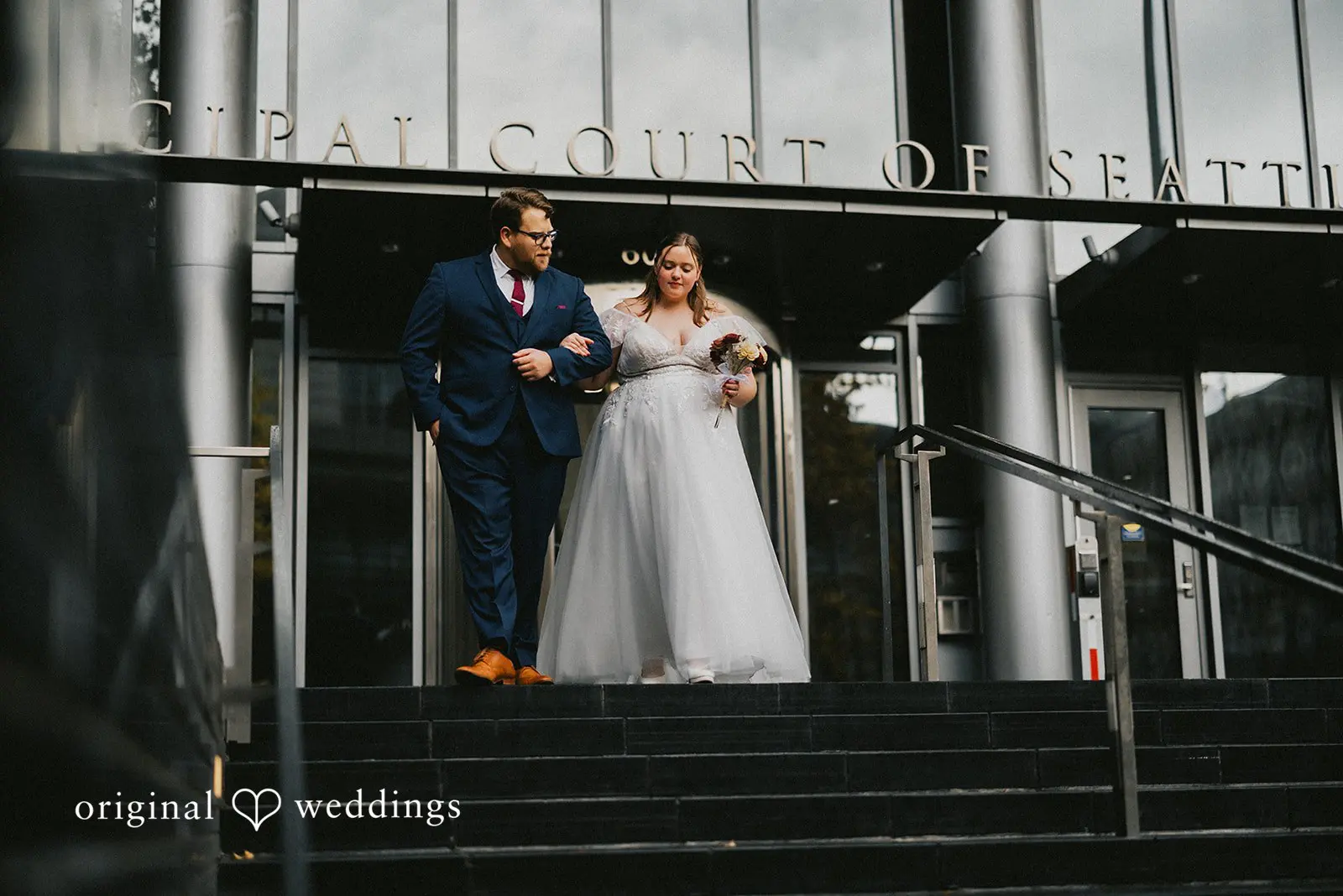 Seattle Municipal Courthouse Wedding // Arjuna & Shaely -