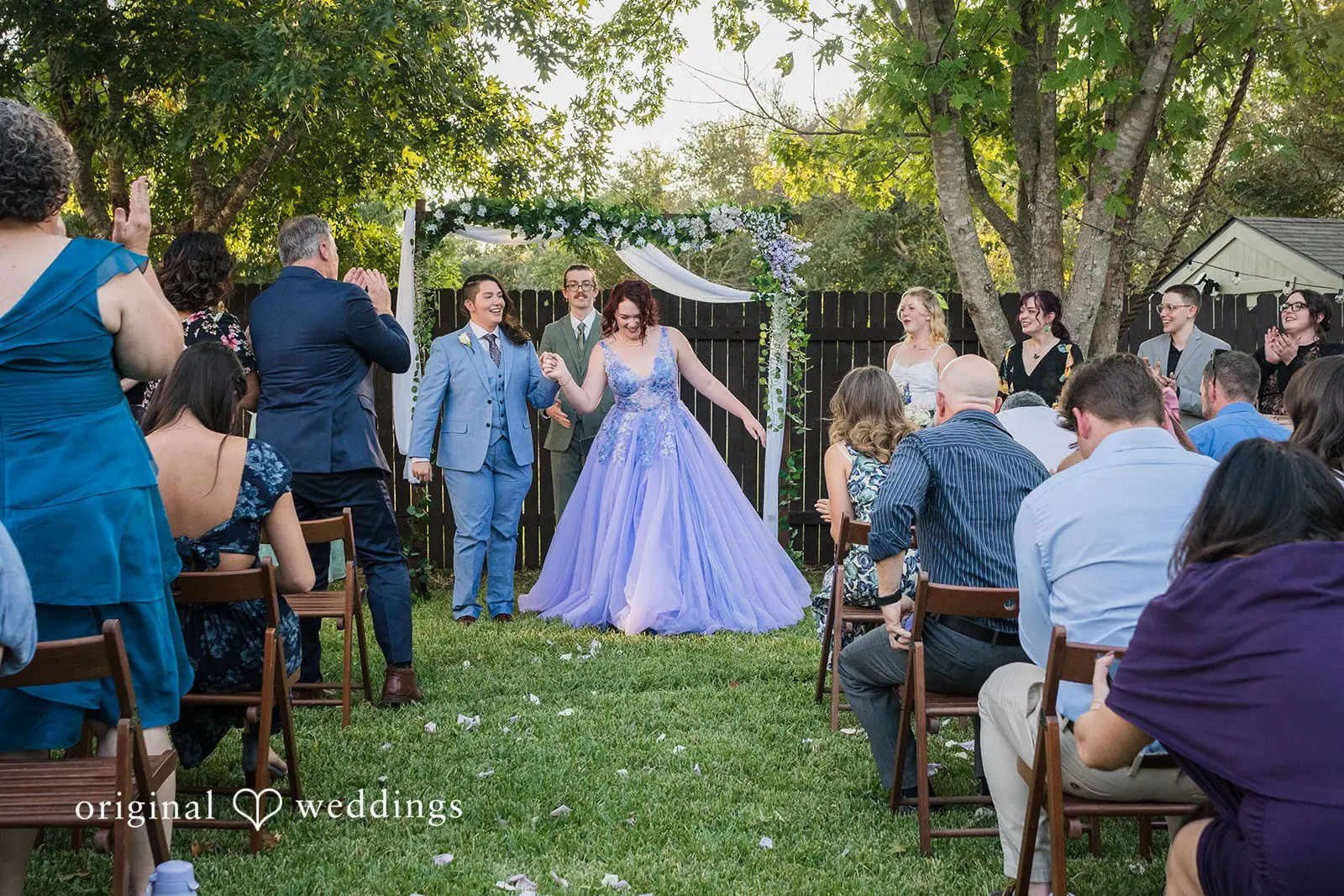 Faith + Mia Texas Backyard Wedding // Faith & Mia -