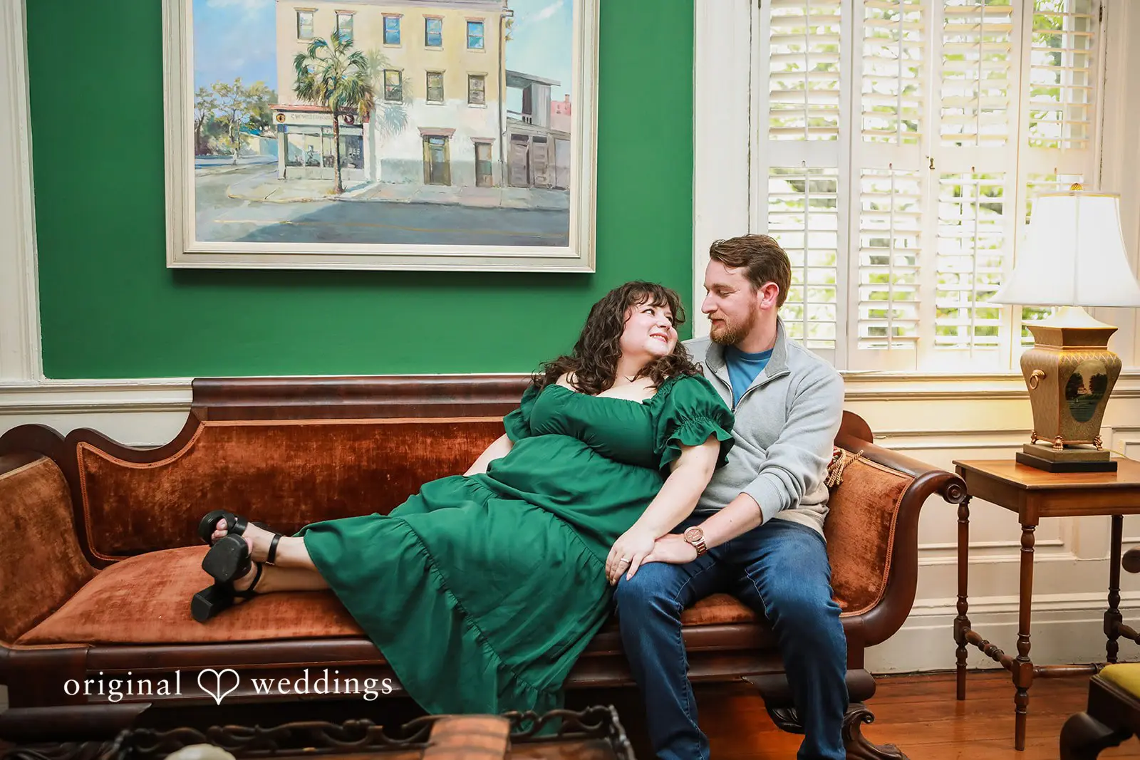 Bethany + Kirby The Governor Thomas Bennet House Engagement // Bethany & Kirby -