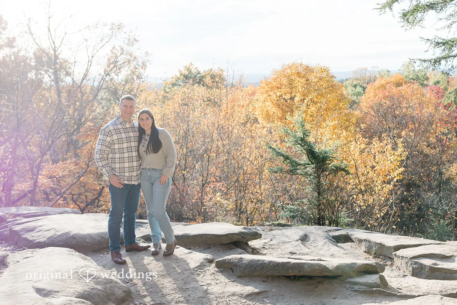 The Ledges Overlook Engagement // Melina & Jacob -