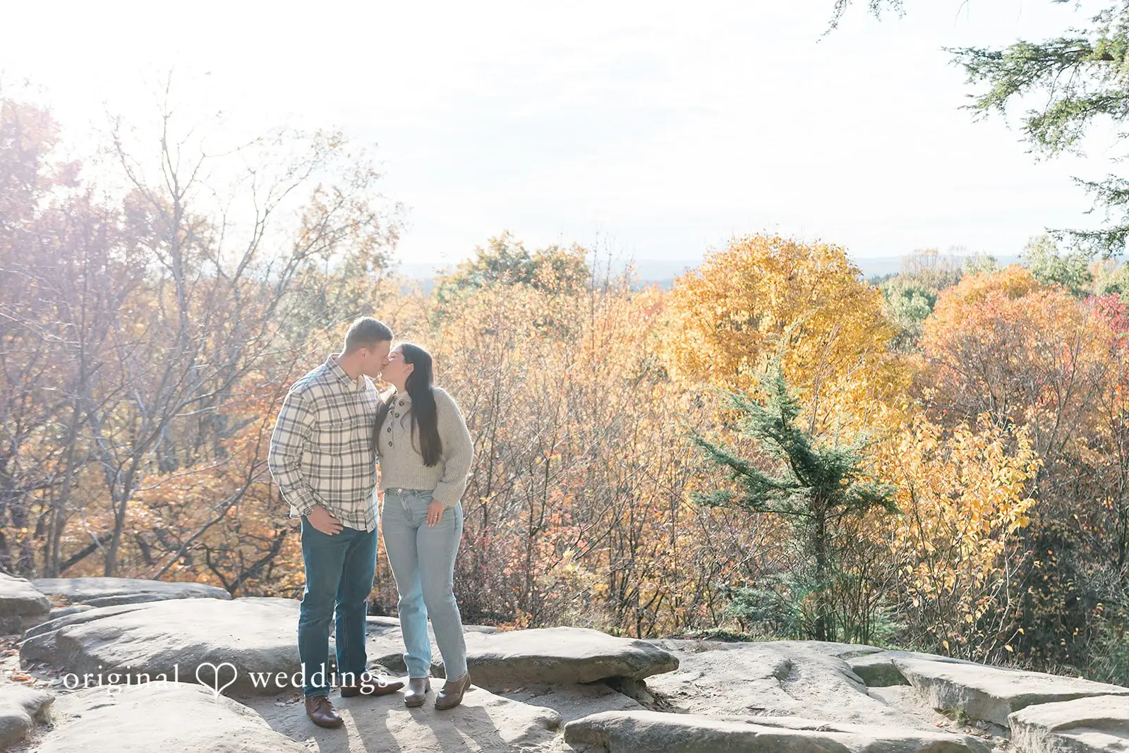 The Ledges Overlook Engagement // Melina & Jacob -