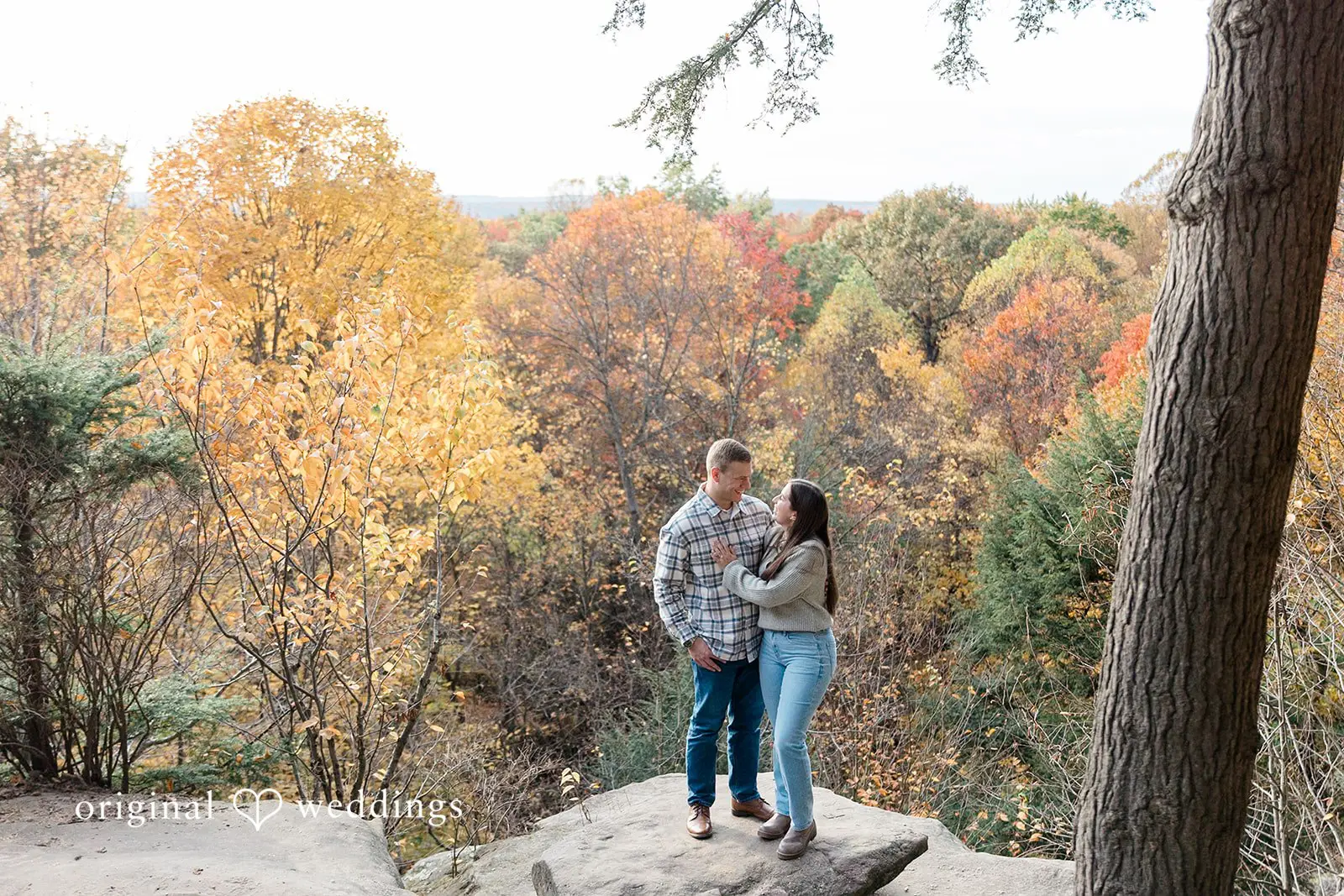 The Ledges Overlook Engagement // Melina & Jacob -