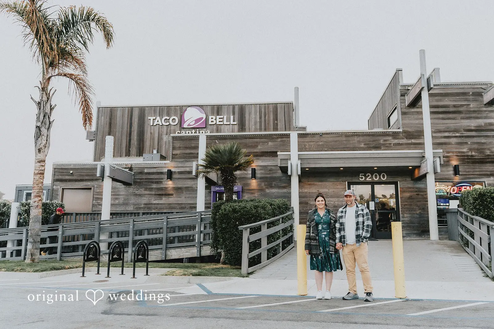 The Linda Mar Taco Bell in Pacifica Engagement // Dominique & Chris -
