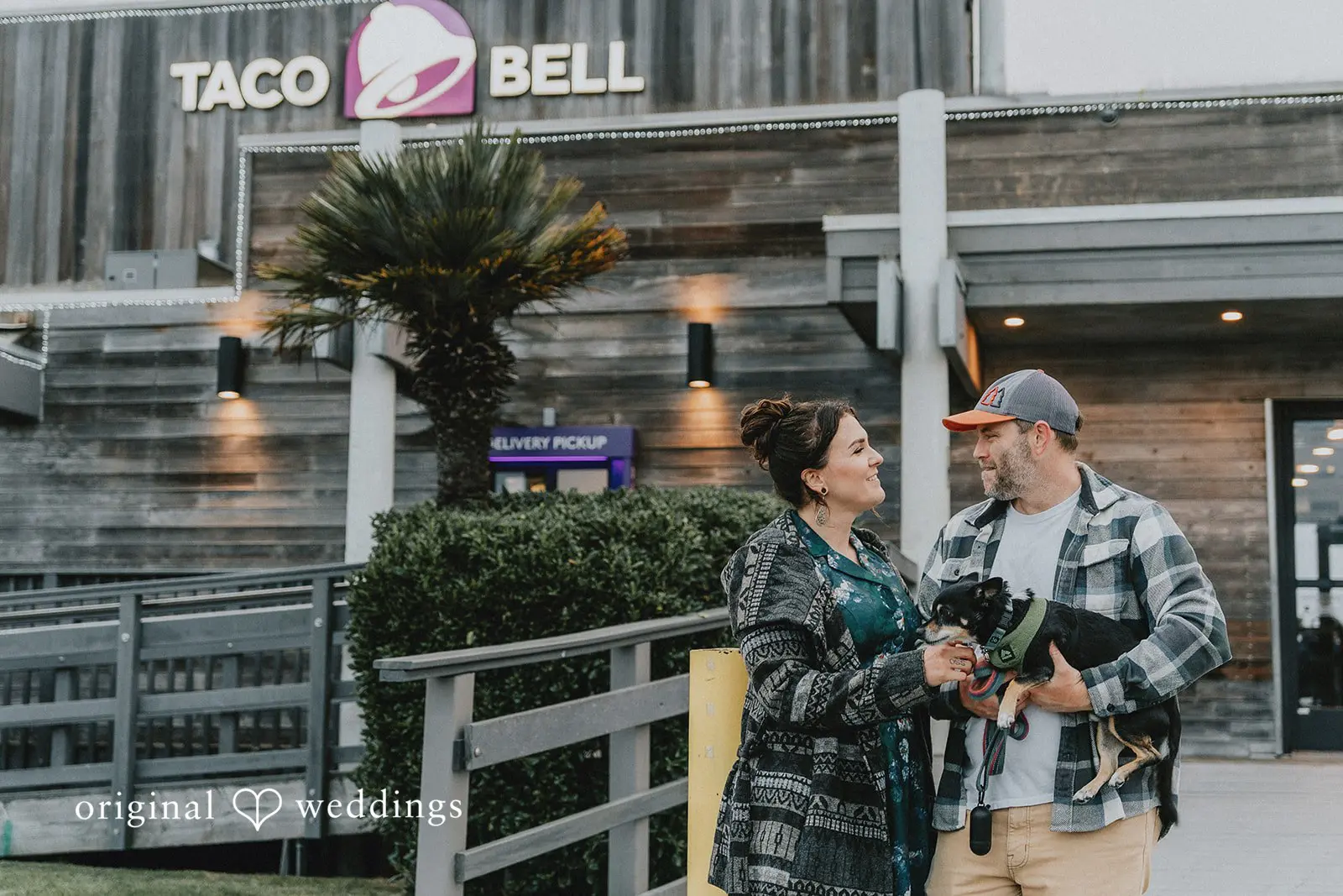 The Linda Mar Taco Bell in Pacifica Engagement // Dominique & Chris -