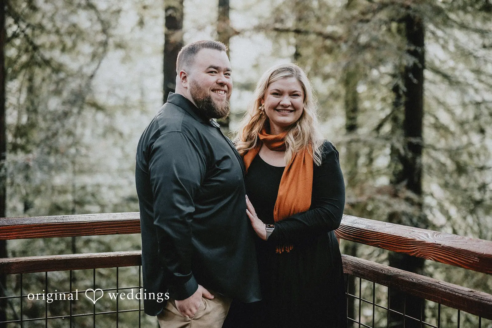 Lauren + Douglas Redwood Observation Deck Engagement // Lauren & Douglas -