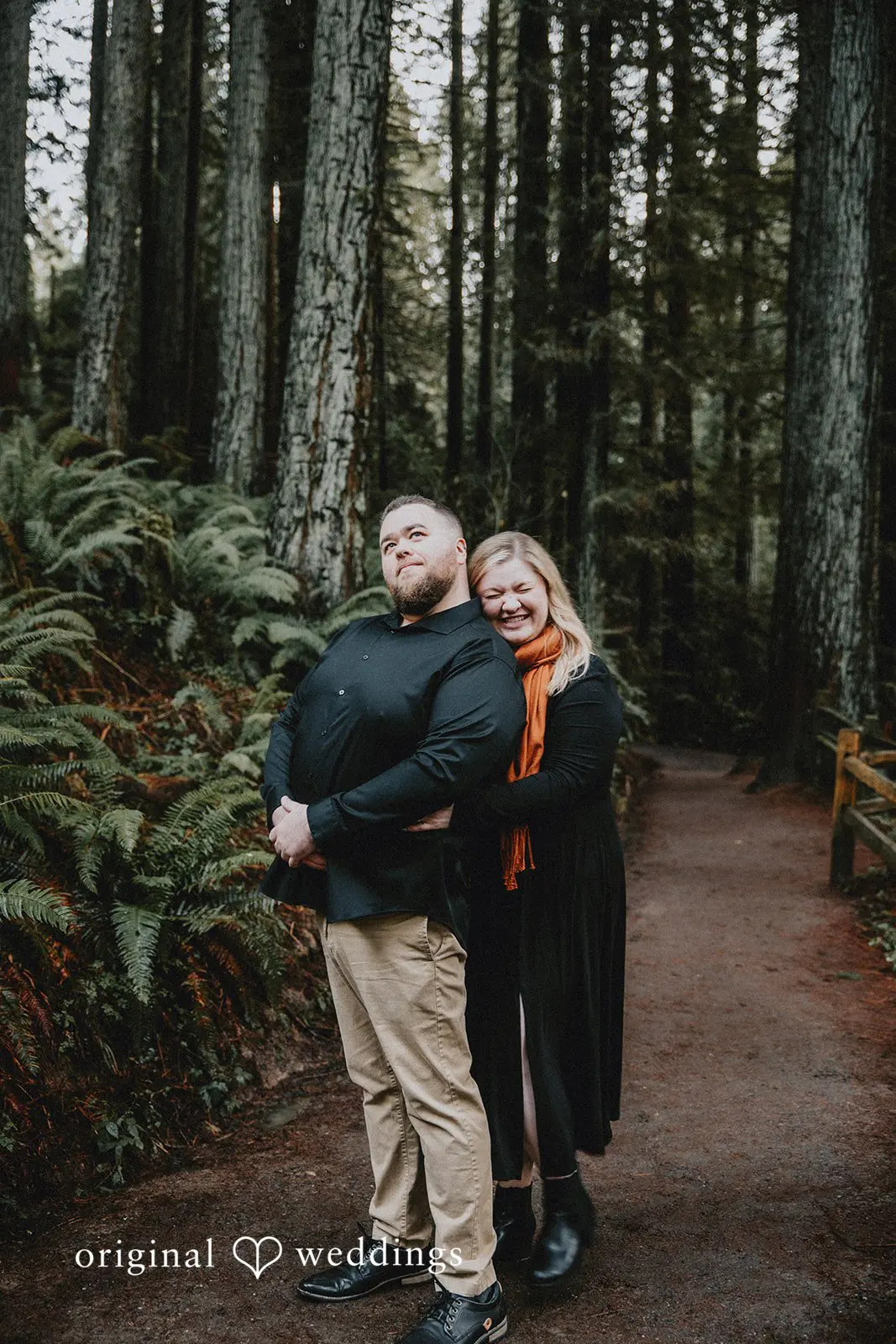 Lauren + Douglas Redwood Observation Deck Engagement // Lauren & Douglas -