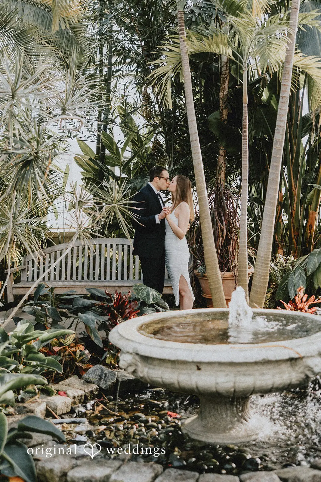 Chelsea + Karl The Roger Williams Botanical Garden Engagement // Chelsea & Karl -
