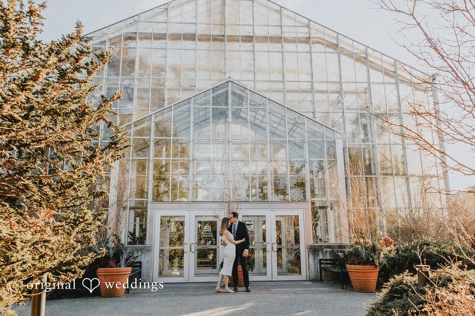 Chelsea + Karl The Roger Williams Botanical Garden Engagement // Chelsea & Karl -