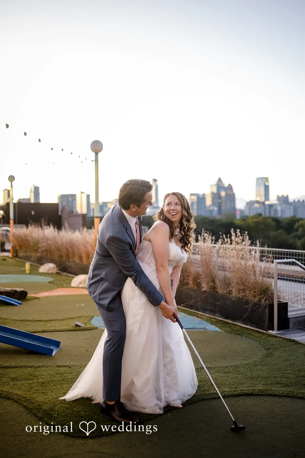 Gina + Matthew The Roof at Ponce City Market Wedding // Gina & Matthew -