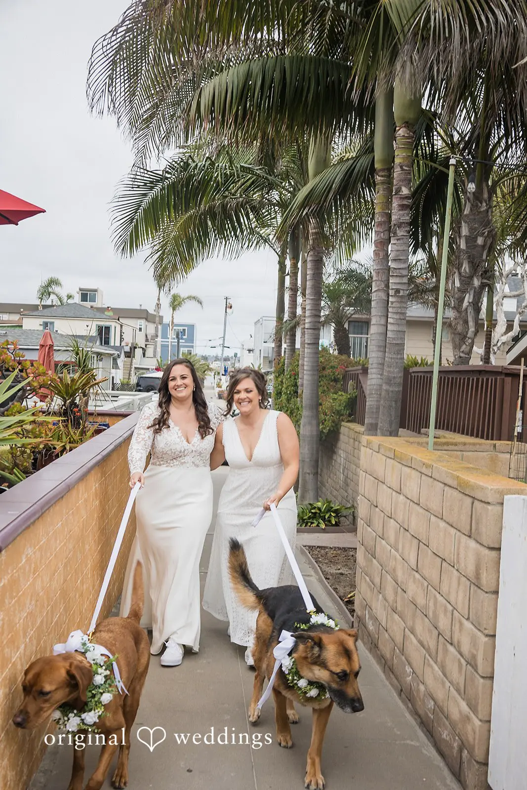 Maria + Katrina Tower Beach Club Wedding // Maria & Katrina -