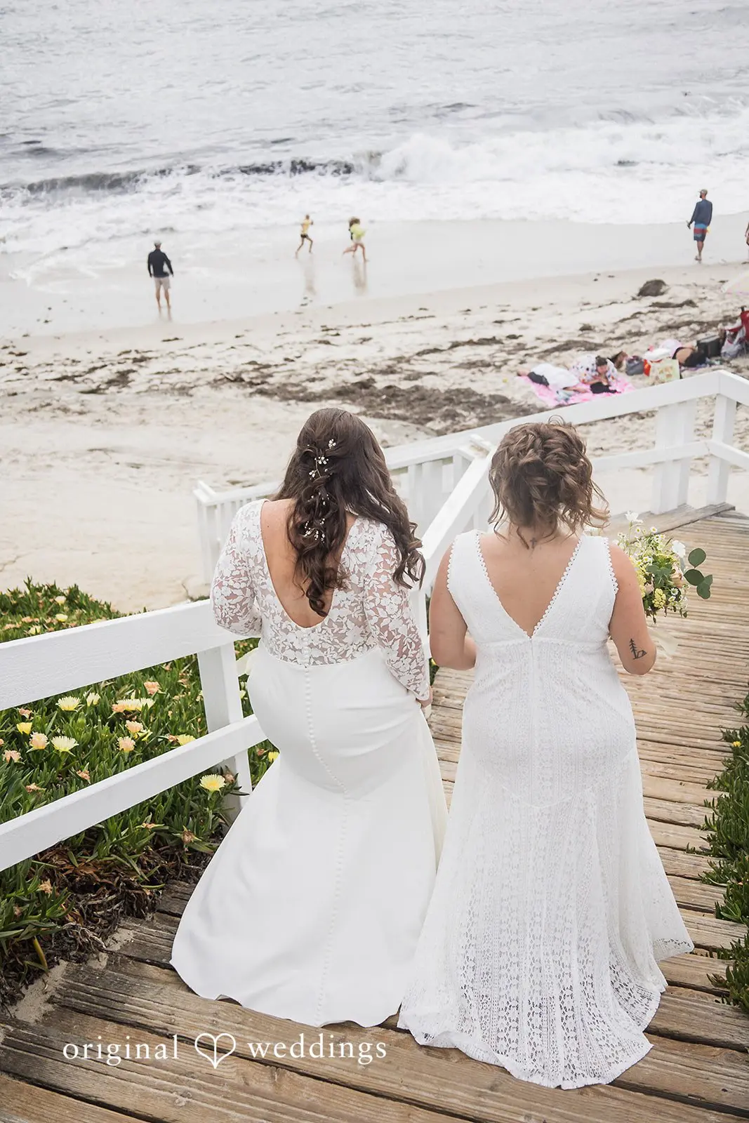 Maria + Katrina Tower Beach Club Wedding // Maria & Katrina -