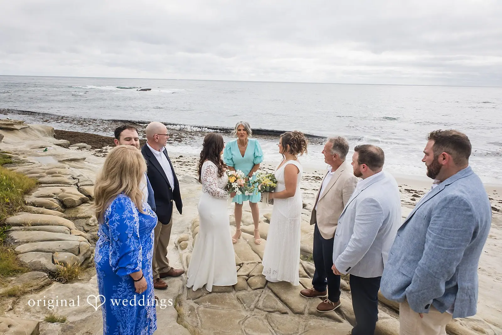 Maria + Katrina Tower Beach Club Wedding // Maria & Katrina -