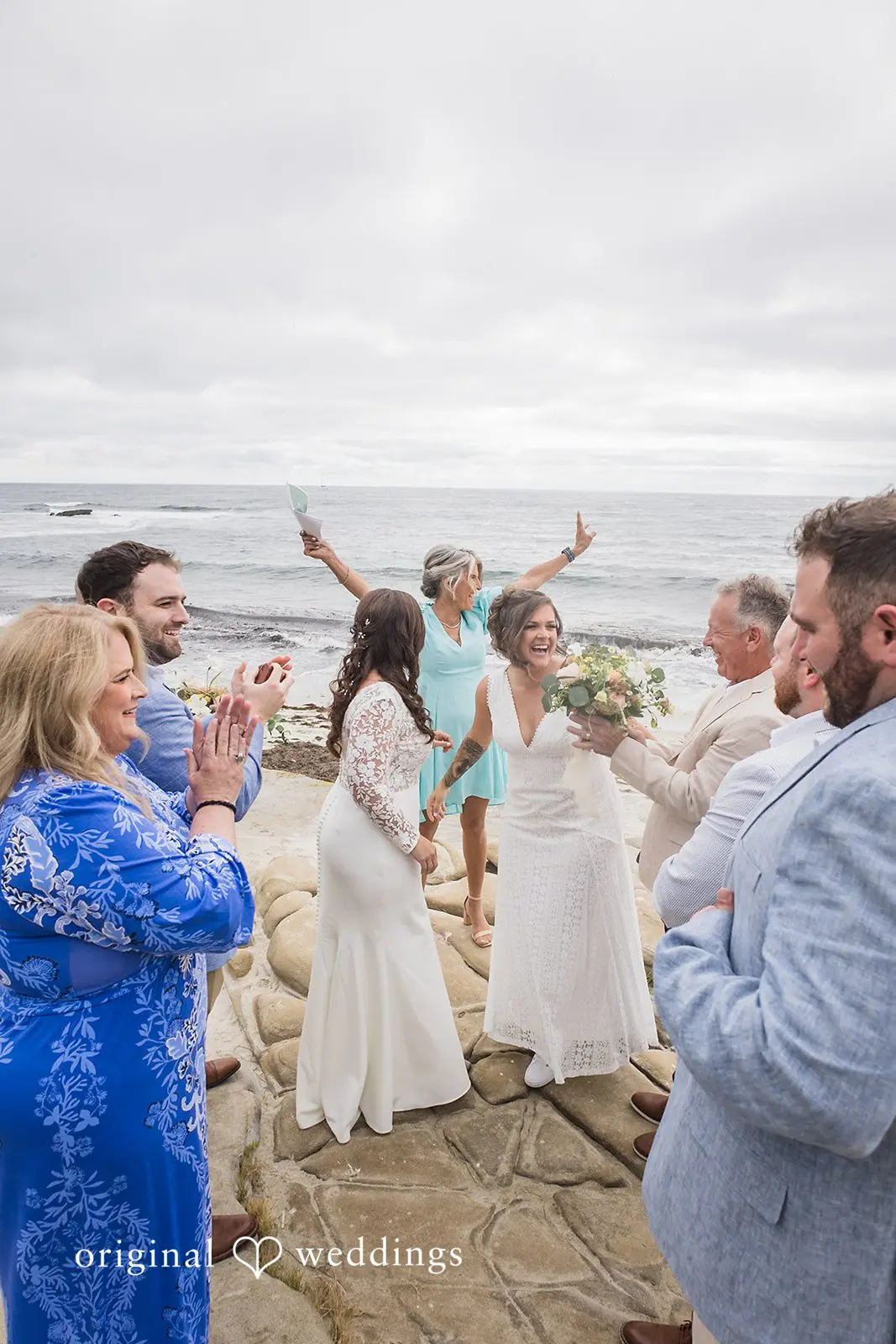 Maria + Katrina Tower Beach Club Wedding // Maria & Katrina -