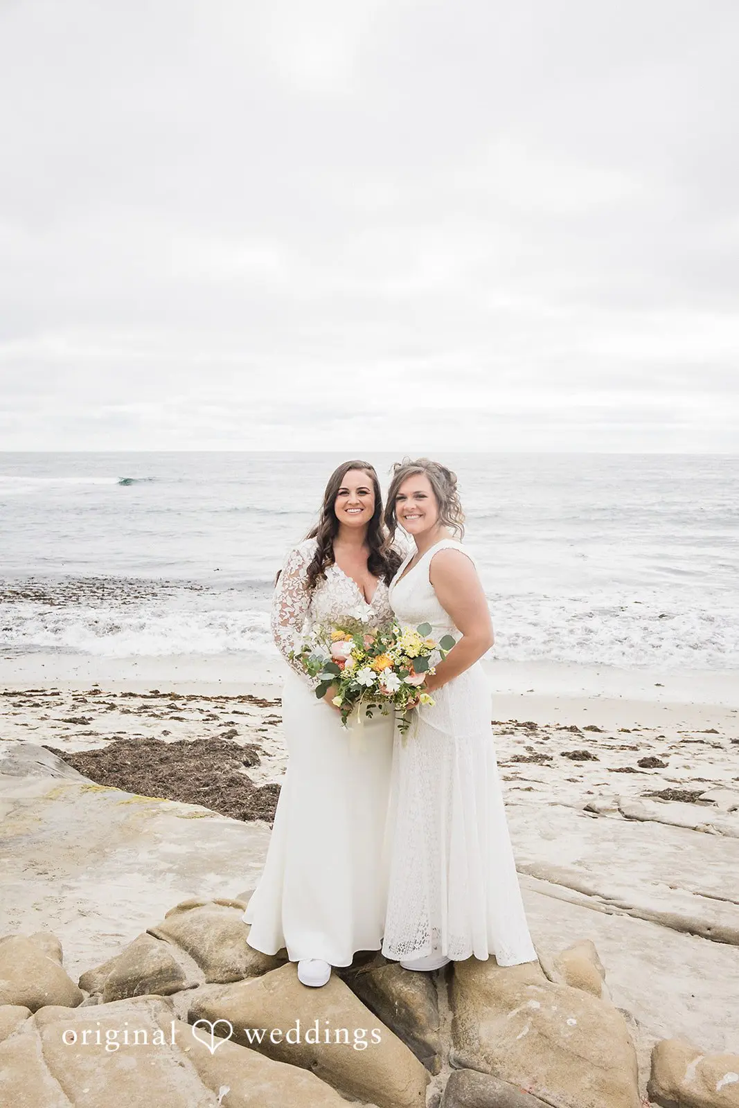 Maria + Katrina Tower Beach Club Wedding // Maria & Katrina -