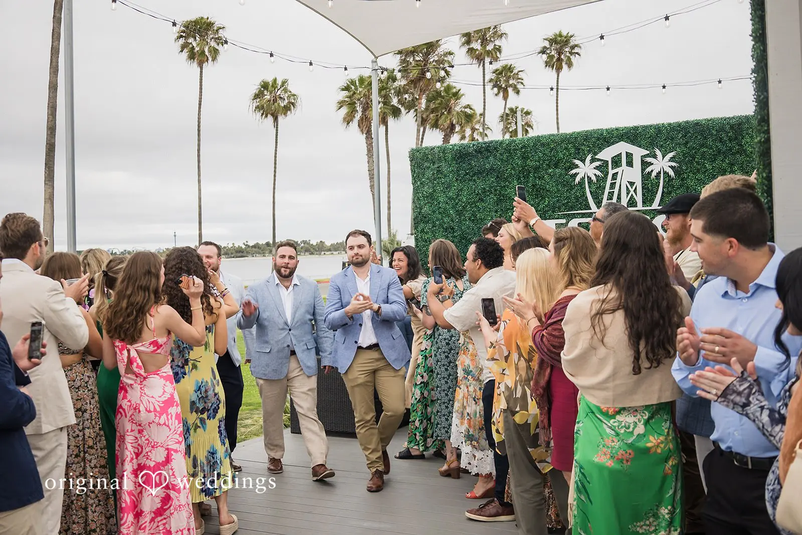 Maria + Katrina Tower Beach Club Wedding // Maria & Katrina -