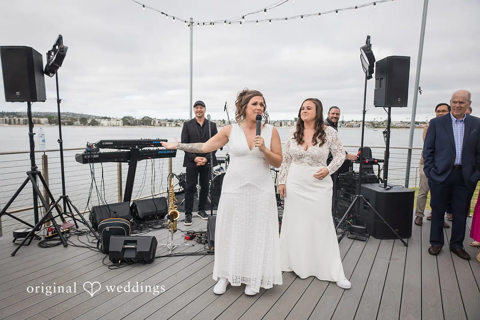 Maria + Katrina Tower Beach Club Wedding // Maria & Katrina -