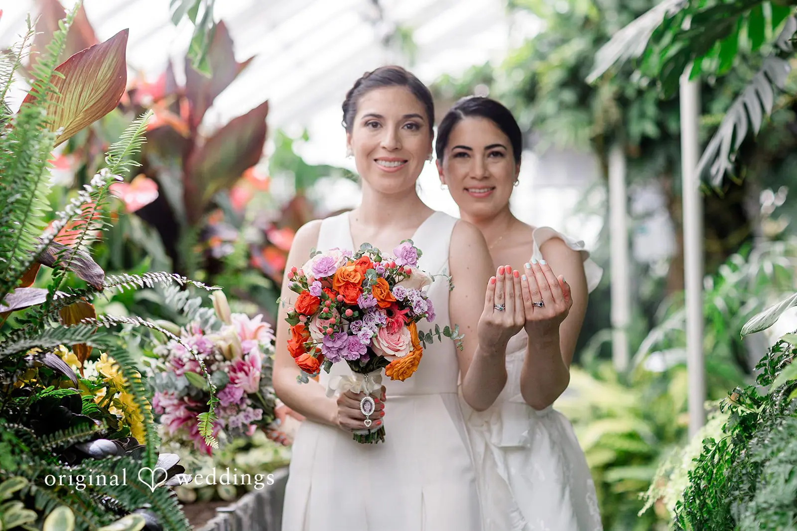 Juliana + Andrea Volunteer Park Conservatory Wedding // Juliana & Andrea -