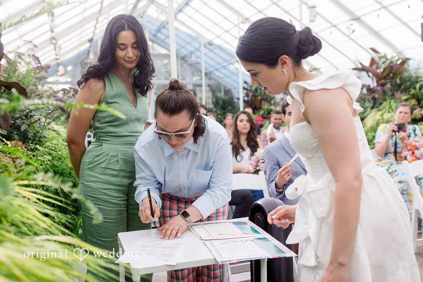 Juliana + Andrea Volunteer Park Conservatory Wedding // Juliana & Andrea -