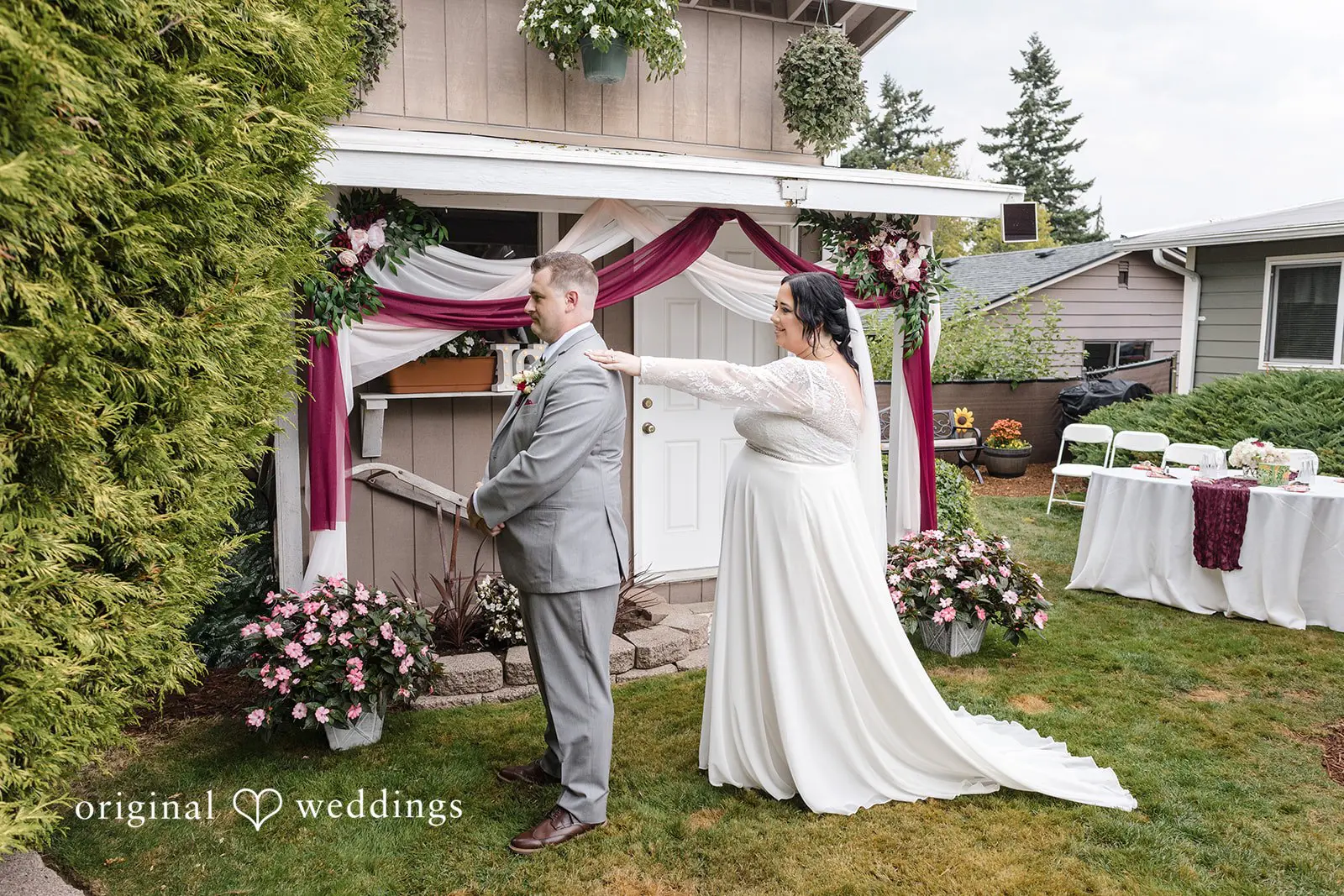 Danica + Braden Washington Backyard Wedding // Danica & Braden -