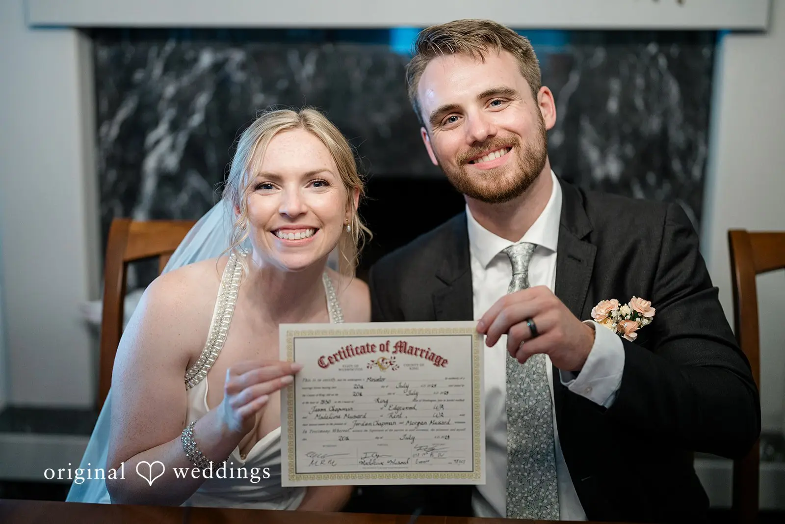 Madeleine + Jason Washington Backyard Wedding // Madeleine & Jason -